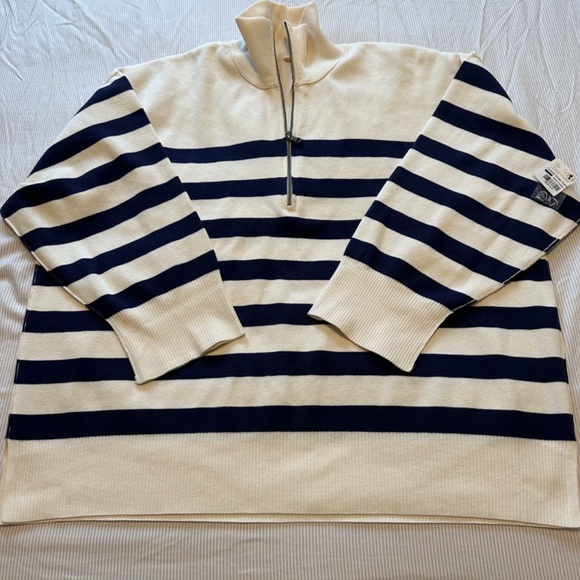 Free People Coastal Stripe Pullover - Brand new w/tags - Picture 4 of 6